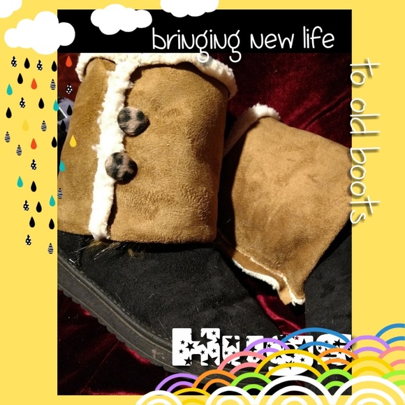 (Last pair)Sherpa & Suade Hug your boots, booties - Picture 3 of 7